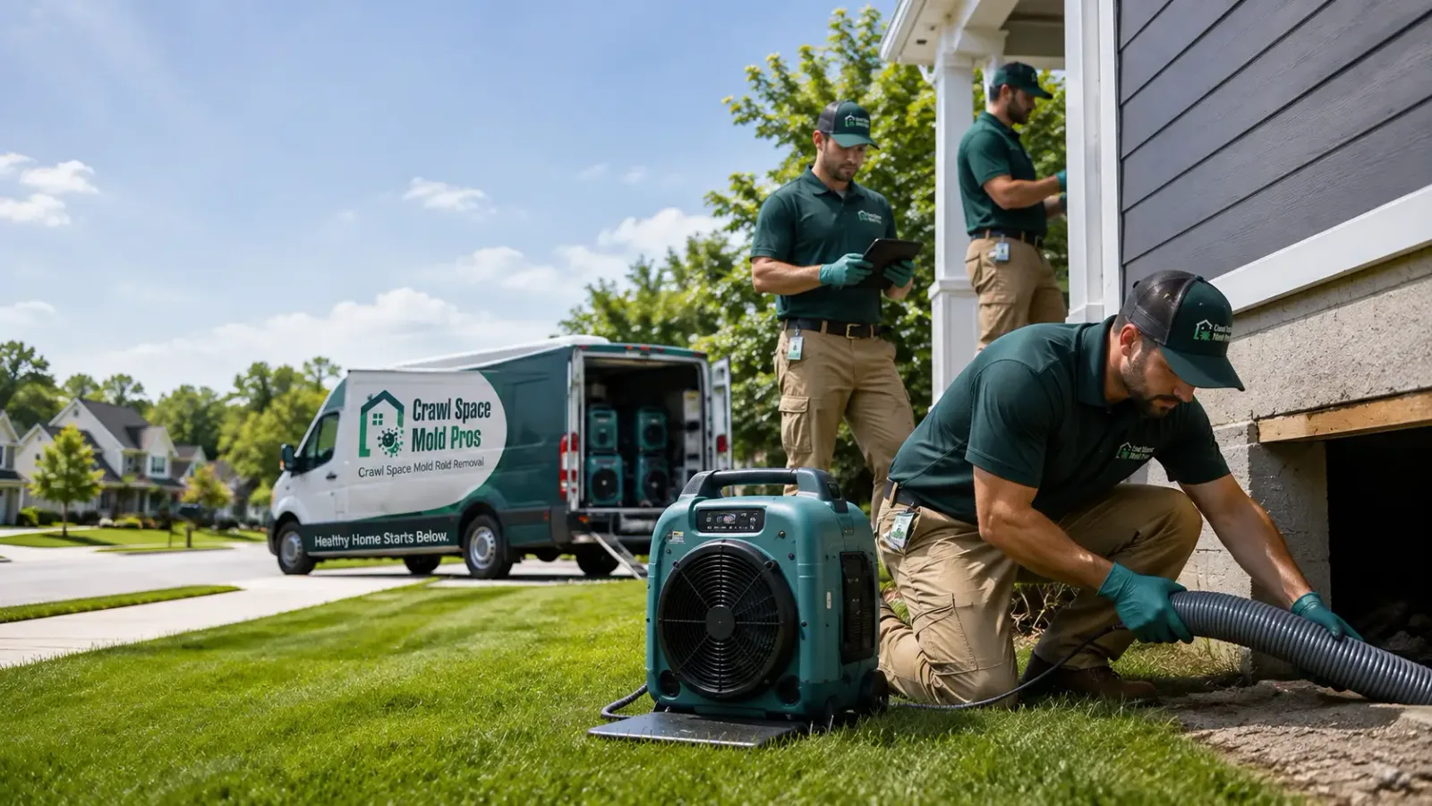 Crawl Space Mold Removal in Danbury, TX